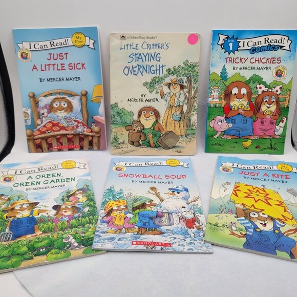 LITTLE CRITTER by Mercer Mayer Lot of 6 Level 1 Beginning Readers - RB023 - Picture 1 of 7